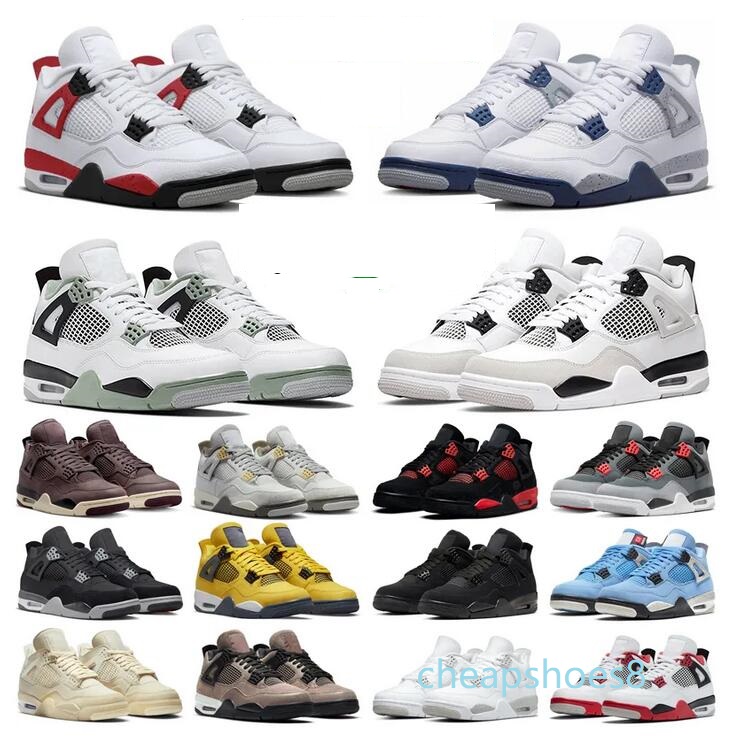 4 Basketball Shoes kids Big boy 4s Midnight Navy Military Black Cat Red Cement Thunder Oil Green White Oreo Lightning young boys Trainers kids Size 4Y 4.5Y 5Y 5.5Y 6Y 6.5Y 7Y
4 Basketball Shoes kids Big boy 4s Midnight Navy Military Black Cat Red Cement Thunder Oil Green White Oreo Lightning young boys Trainers kids Size 4Y 4.5Y 5Y 5.5Y 6Y 6.5Y 7Y