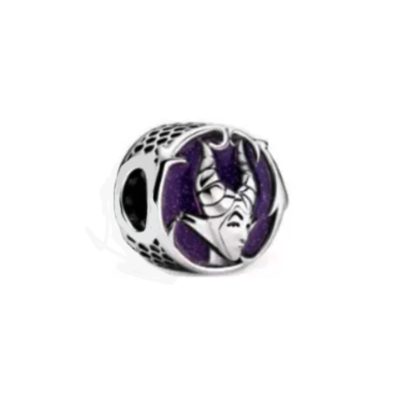 925 Sterling Silver Charm Purple Series Flower Daisy Suspension Of Glass Beaded S925 Snake Ladies Bracelet Jewelry Gift Free Delivery