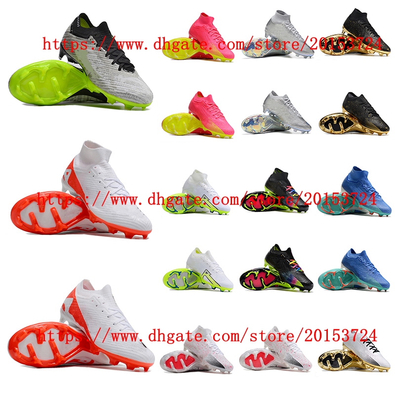 Zoomes Mercurial Superfly IX Elite FG soccer shoes mens Cleats Outdoor Trainers Spikes Leather Football boots Green Yellow White Black Red, As picture 3
Zoomes Mercurial Superfly IX Elite FG soccer shoes mens Cleats Outdoor Trainers Spikes Leather Football boots Green Yellow White Black Red, As picture 3