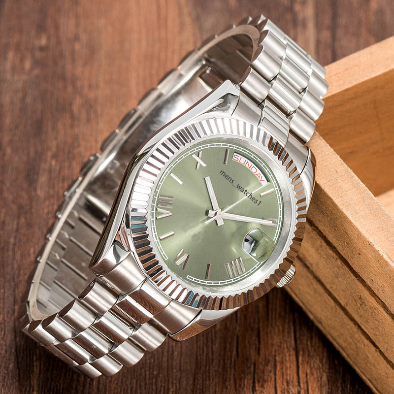 montre de luxe Mens Watches 41mm Automatic Movement full Stainless Steel Watches 2813 Mechanical Wristwatches waterproof Luminous U1 factory