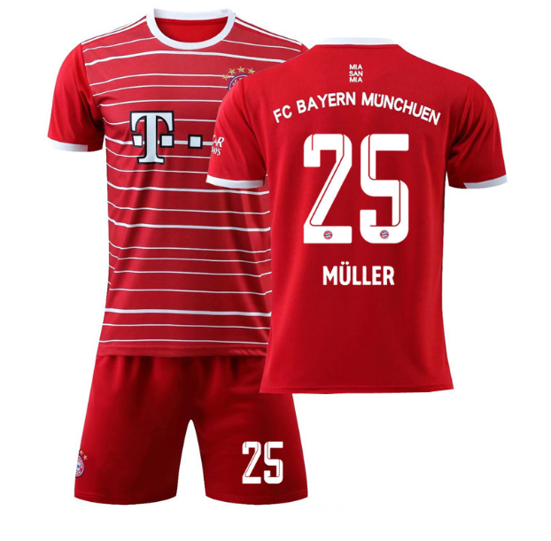 22 23 Bayern Munich soccer jersey DE LIGT SANE 2022 2023 football shirt HERNANDEZ GORETZKA GNABRY camisa de futebol top thailand men kids kits KIMMICH fans player, Jacket+pants
22 23 Bayern Munich soccer jersey DE LIGT SANE 2022 2023 football shirt HERNANDEZ GORETZKA GNABRY camisa de futebol top thailand men kids kits KIMMICH fans player, Jacket+pants