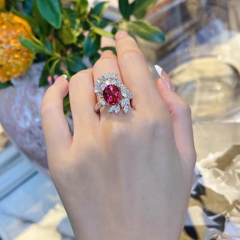Vintage Flower Ruby Finger Ring 925 sterling silver Party Wedding band Rings for Women Bridal Promise Engagement Jewelry Gift
Vintage Flower Ruby Finger Ring 925 sterling silver Party Wedding band Rings for Women Bridal Promise Engagement Jewelry Gift