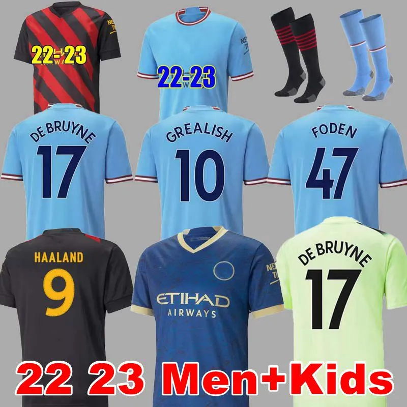 HAALAND soccer jersey 22 23 DE BRUYNE MANS CITIES GREALISH STERLING G. JESUS FERRAN MAHREZ MANCHESTERS foden 2022 2023 football shirt uniforms men kids kit, Player 22 23 home
HAALAND soccer jersey 22 23 DE BRUYNE MANS CITIES GREALISH STERLING G. JESUS FERRAN MAHREZ MANCHESTERS foden 2022 2023 football shirt uniforms men kids kit, Player 22 23 home