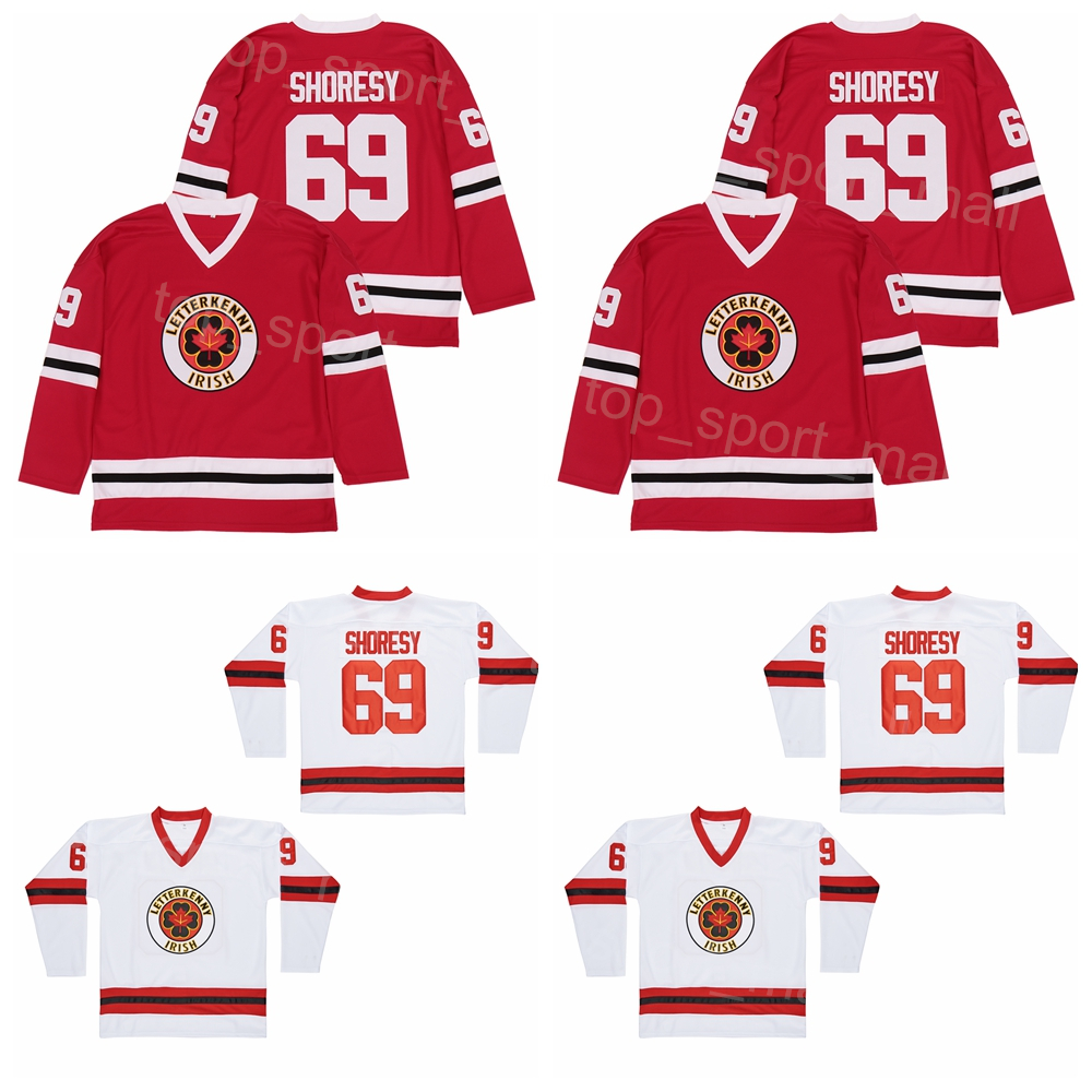 Moive Hockey 69 Shoresy Jersey TV Series Letterkenny Irish Summer Christmas College Team Home Red Color White Men All Stitched University Vintage For Sport Fans
Moive Hockey 69 Shoresy Jersey TV Series Letterkenny Irish Summer Christmas College Team Home Red Color White Men All Stitched University Vintage For Sport Fans