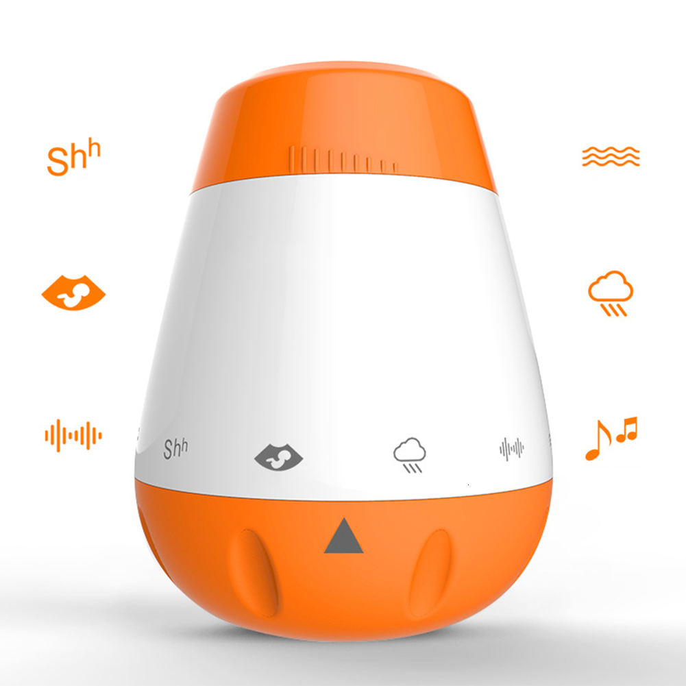 Baby Monitor Camera Smart Music White Noise Voice Sensor Rechargeable Baby Infants Therapy Sound Machine Sleep Soother Portable 230418