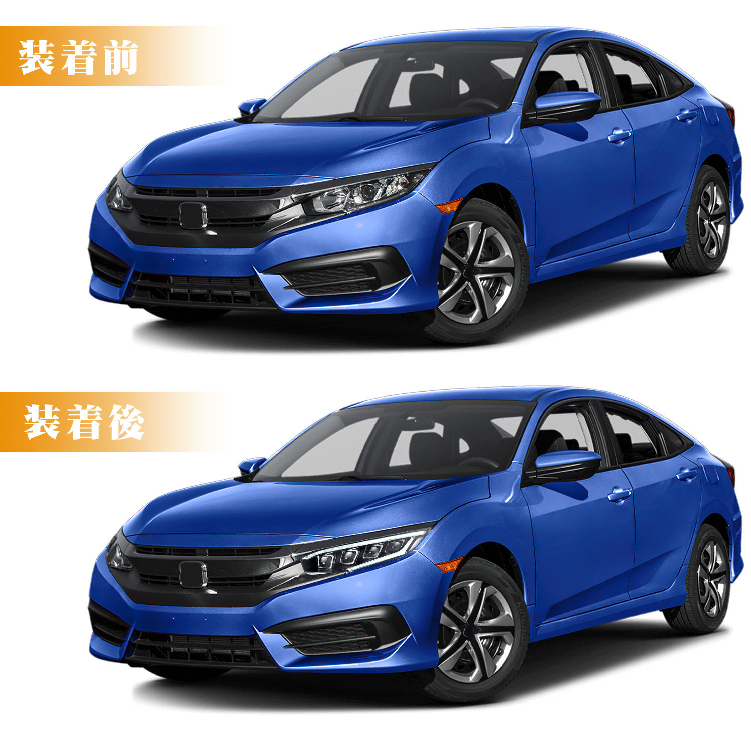 Car Styling Headlights For HONDA ACCORD 10th 20 18-2022 Upgrade 4 Lens LED Headlight DRL Dynamic Turn Signal Lights