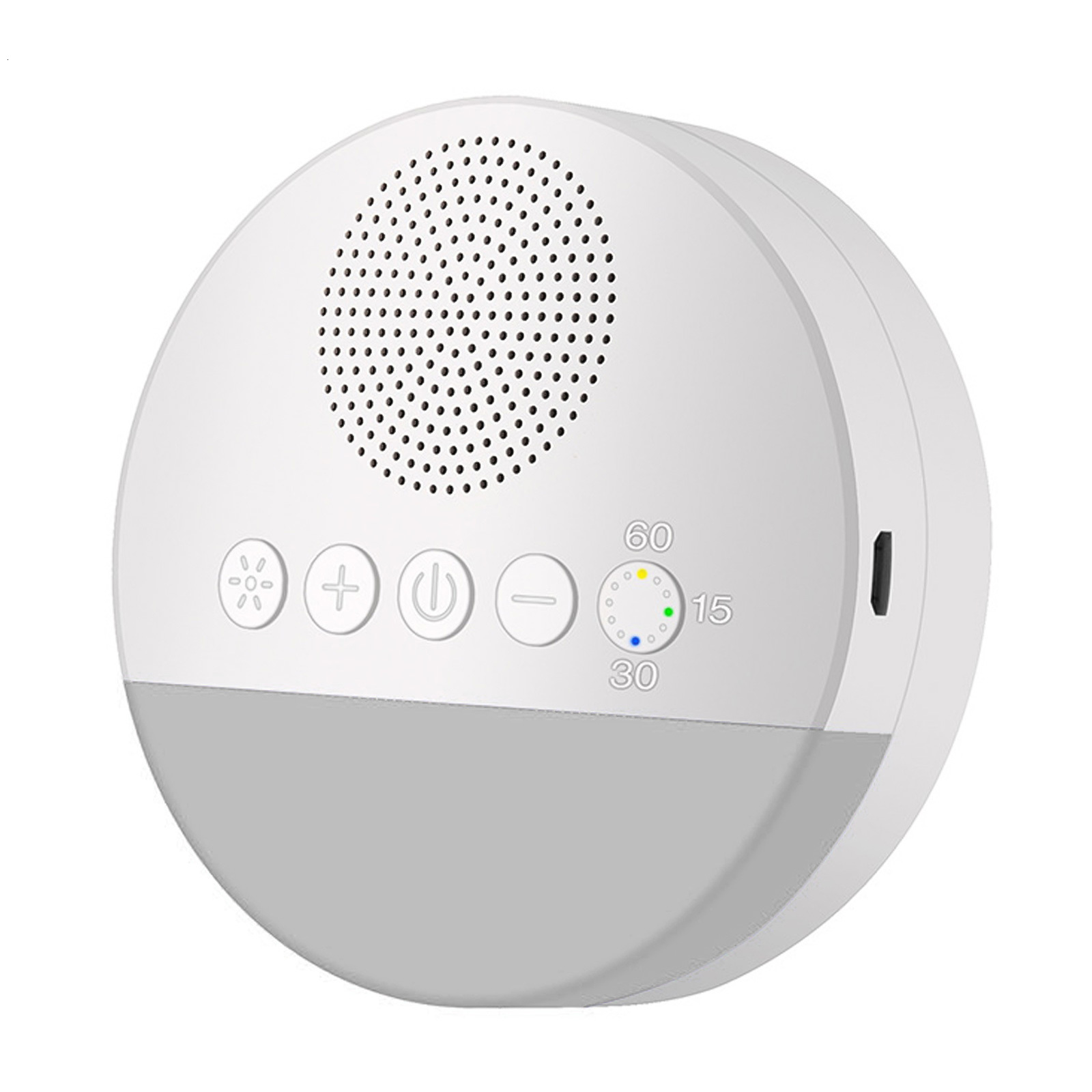 Baby Monitor Camera White Noise Sleep Machine Built-in 6 Soothing Sound Soft Breath Light 15/30/60 Intelligent Timing For Baby Adult Office Travel 230