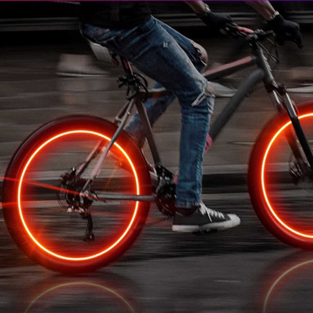 4 Pcs Wheel Lights Cap Car Auto Wheel Tire Tyre Air Valve Stem LED Light Cap Cover Accessories For Bike Car Motorcycle Waterproo
