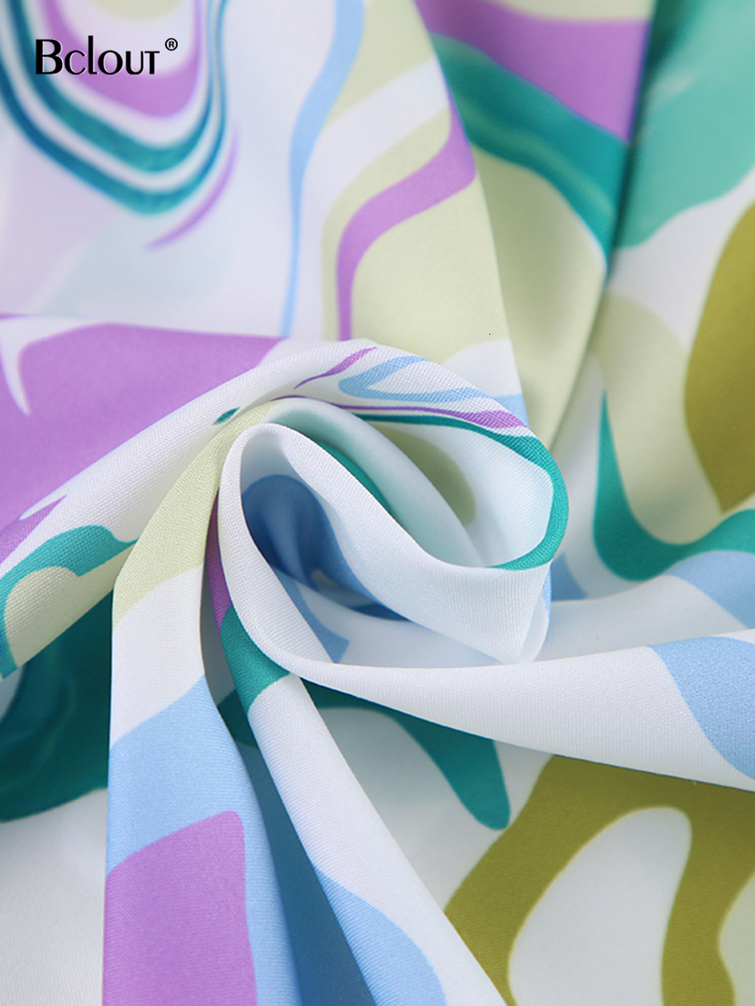 Women's Two Piece Pants Bclout Summer Print Pants Set 2 Pieces Womens Outfits Elegant Long Sleeve Shirts Fashion High Waist Long Pants Suits Fema