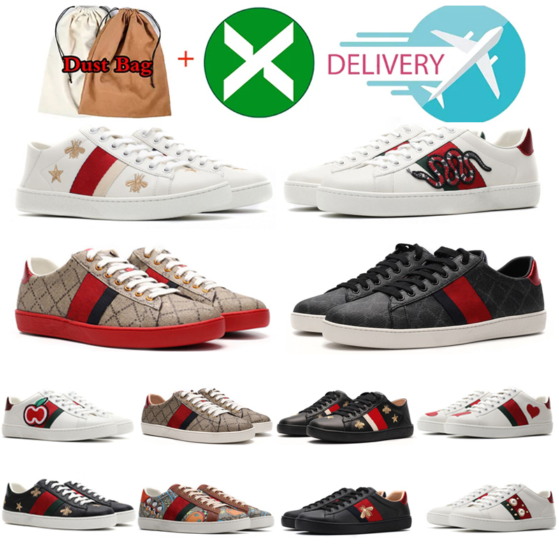 Popular Shoes Designer Sneakers With Box Mens Womens Ace Bee Snake Sports Trainers Tiger Embroidered White Green Red Black Stripes Walking Man retro style shoe, Color 5
Popular Shoes Designer Sneakers With Box Mens Womens Ace Bee Snake Sports Trainers Tiger Embroidered White Green Red Black Stripes Walking Man retro style shoe, Color 5
