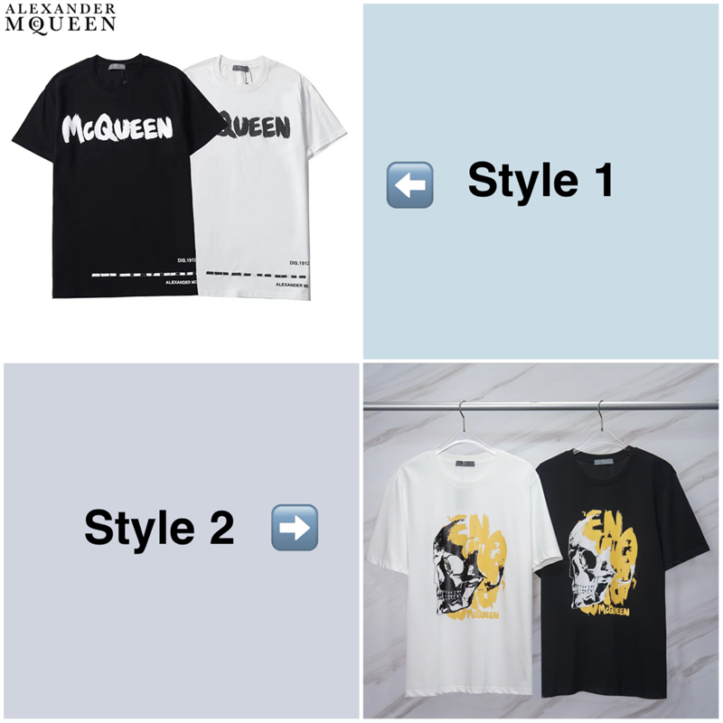 Dupe Alexander Mc-queen Men's T-shirt Women T-shirts Black White Size S-3XL Fashion Clothing Graffiti Style With Dust Opp Bag, #1
Dupe Alexander Mc-queen Men's T-shirt Women T-shirts Black White Size S-3XL Fashion Clothing Graffiti Style With Dust Opp Bag, #1