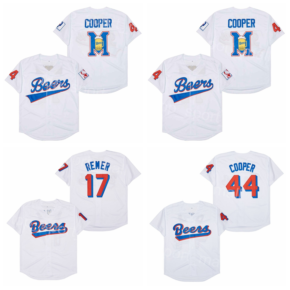 Movie Baseball Beers 17 Doug Remer Jersey 44 Joe Coop Cooper All Stitched White Team Color Breathable Pure Cotton Cool Base University For Sport Fans Cooperstown
Movie Baseball Beers 17 Doug Remer Jersey 44 Joe Coop Cooper All Stitched White Team Color Breathable Pure Cotton Cool Base University For Sport Fans Cooperstown