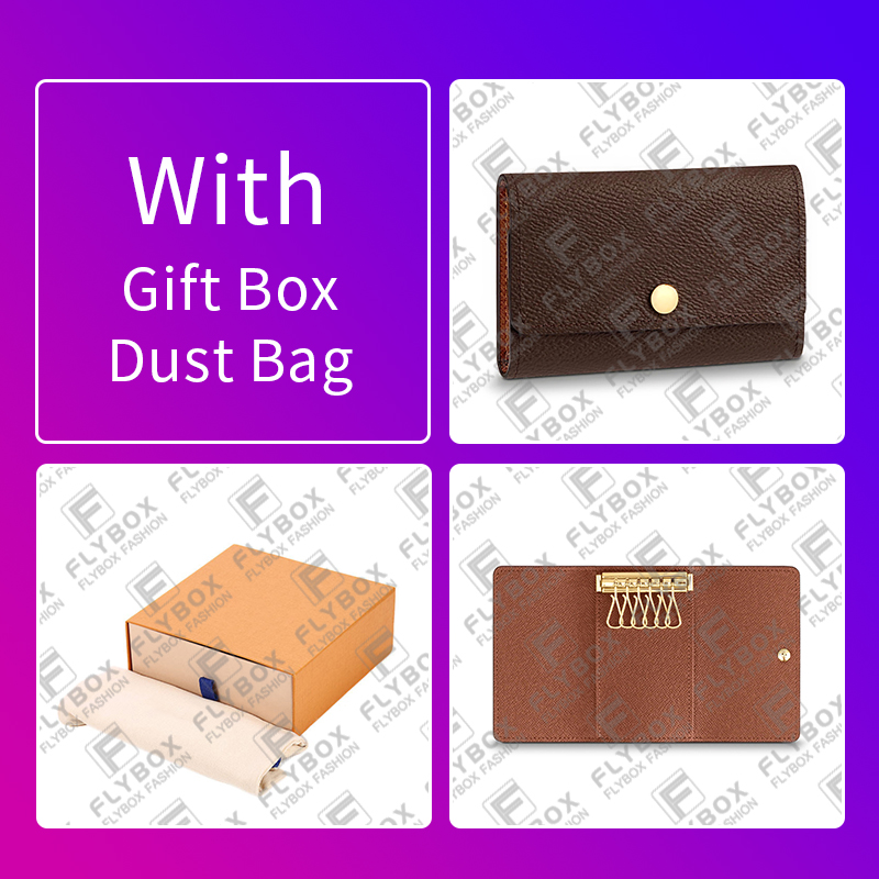 Case Key Purse M62630 Wallet Holder 6 Coin M64421 M60701 Key Pouch Unisex Fashion Luxury Designer Credit Card Holder Business TOP Quality M82603 N62662 M8203 N22 101