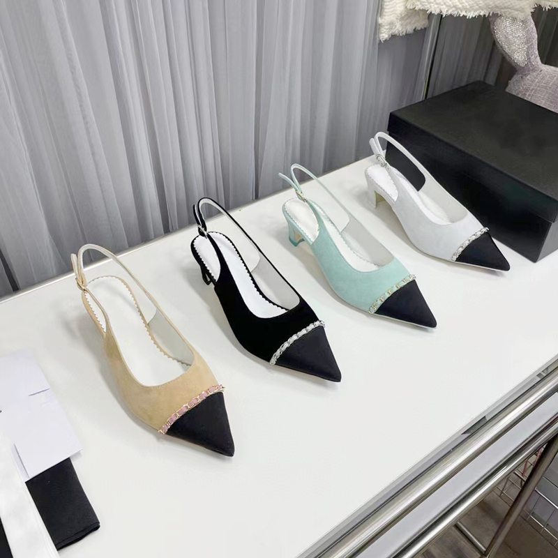 Classic women's kitten heel sandals Fashion sheepskin designer chunky heeled party shoes pointy buckle match color women's single shoelace box 35-41
Classic women's kitten heel sandals Fashion sheepskin designer chunky heeled party shoes pointy buckle match color women's single shoelace box 35-41