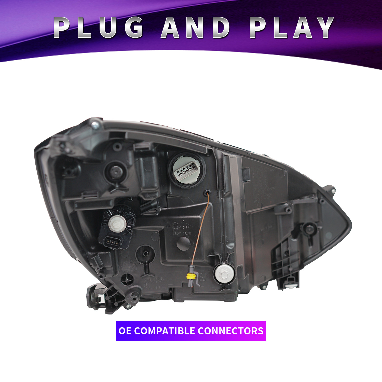 LED Headlights Assembly for Honda FIT/JAZZ GR1-8 20 21-2023 Car Upgrade Running Lights High Beam Signal Driving Light