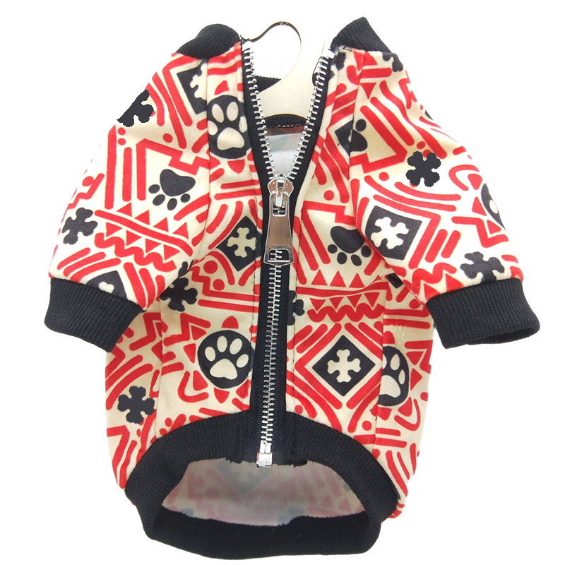 free shipping Designer Clothes Dog Apparel with ic Printed Letter Pattern Spring and Autumn Acrylic Fiber Puppy Warm et for Small Dogs French Bulldog 