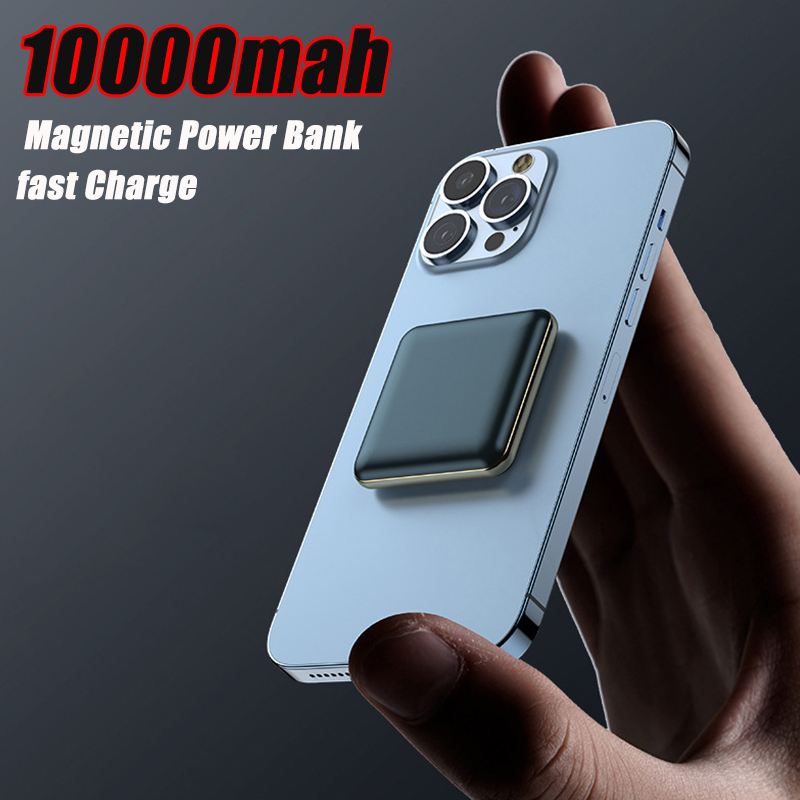 10000mAh Magnetic Qi Wireless Charger Power Banks for iPhone 14 13 12 Mini Poverbank Portable External Battery Charger Powerbank