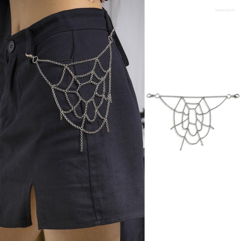 Belts M2EA SpiderWeb Pant Chain Y2k Punk JeanChain Skirt Belt Waist GothPant HipHop, Black
Belts M2EA SpiderWeb Pant Chain Y2k Punk JeanChain Skirt Belt Waist GothPant HipHop, Black