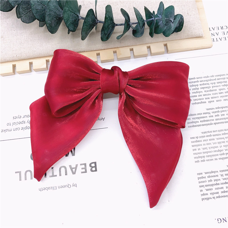 for woman Luxury Designer Designer Large Knot Hairgrips Bohemian Bow Ties Hair Clips For Women Girls Bowknot Hairpins Ponytail Hairs For Woman Accesso