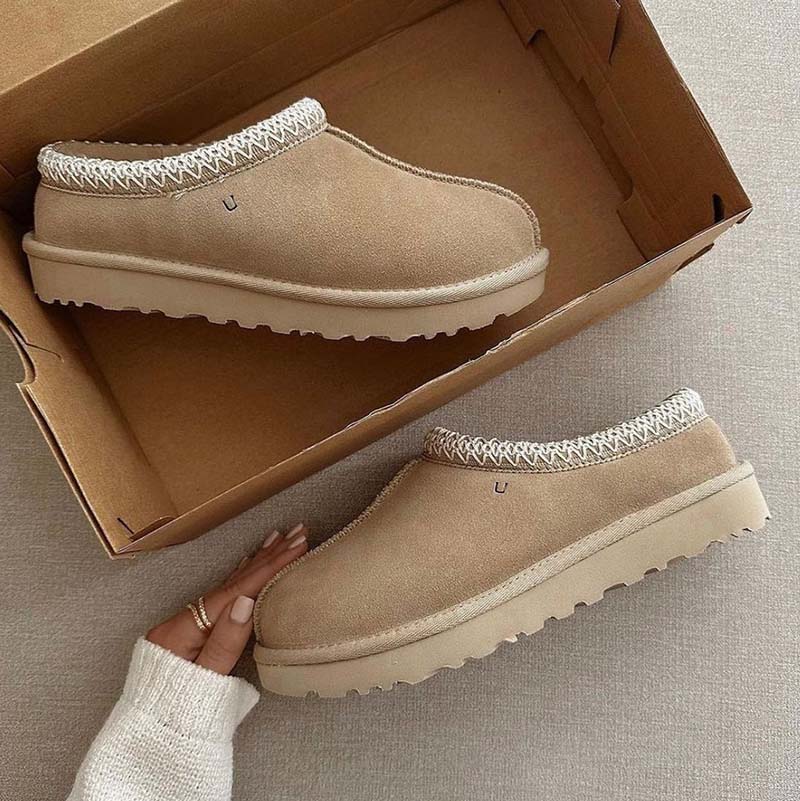Womens Tazz Slippers Tasman Fur Slides Classic Mustard Seed Ultra Mini Platform Boot Slip-on Les Petites Suede Wool Seal Winter Designer Booties with box