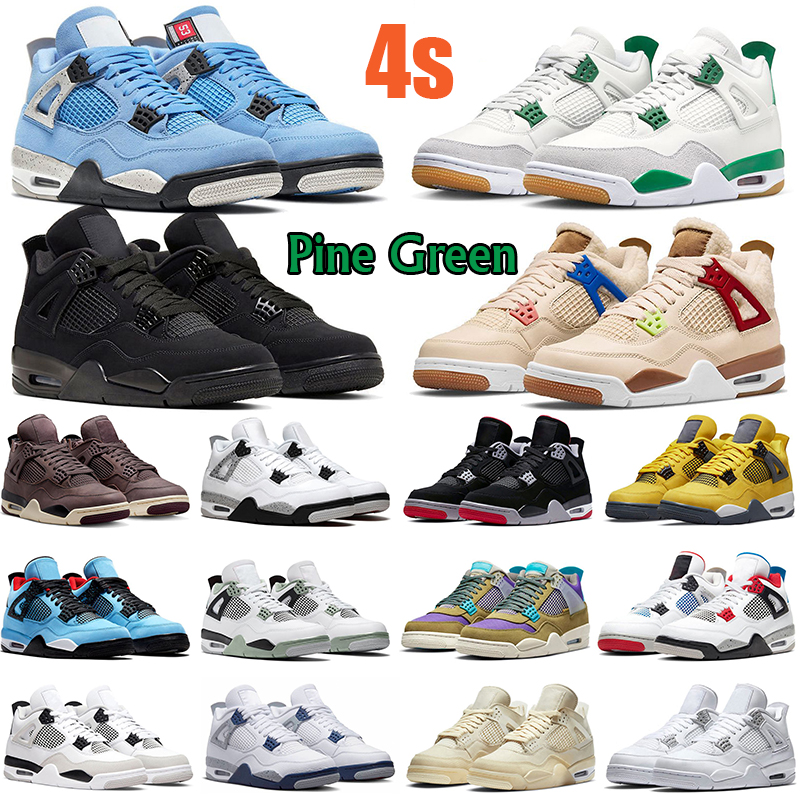 Basketball Shoes 4 basketball shoes for men women 4s University Blue Pine Green Wild Things OW-Sail White Cement Lightning, 04
Basketball Shoes 4 basketball shoes for men women 4s University Blue Pine Green Wild Things OW-Sail White Cement Lightning, 04