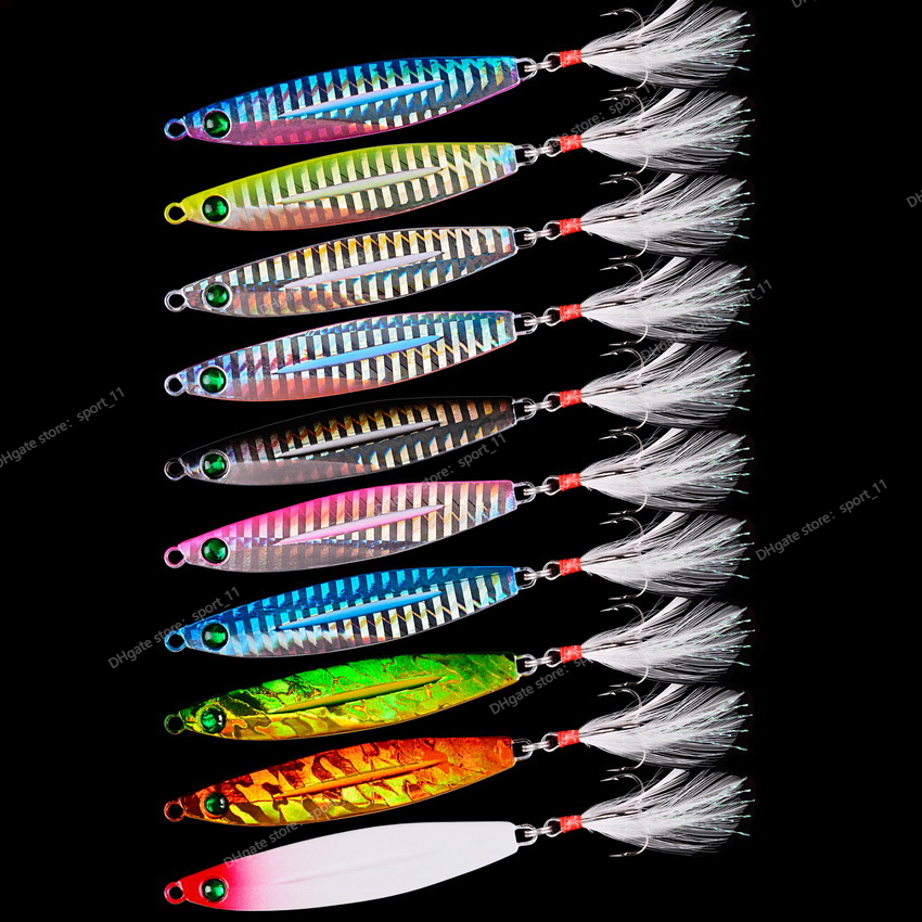 luminous jigs FishingFishing Lures 5pcs/lot Metal Jigs Spoon Lures 7G 10G 14G 17G Jig Lure Artificial Bait Shore Slow Jigging Super Hard
luminous jigs FishingFishing Lures 5pcs/lot Metal Jigs Spoon Lures 7G 10G 14G 17G Jig Lure Artificial Bait Shore Slow Jigging Super Hard