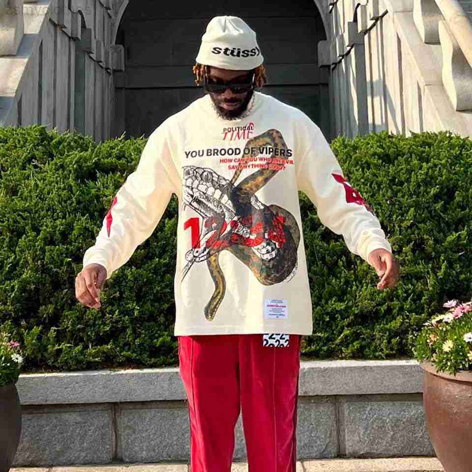Men's T-Shirts RIVINGTON Roi Rebis 123 Spring Fleece Snake Print RRR123 Men Women Sweatshirts Best Quality Oversized Crewneck Long Shorts, Beige
Men's T-Shirts RIVINGTON Roi Rebis 123 Spring Fleece Snake Print RRR123 Men Women Sweatshirts Best Quality Oversized Crewneck Long Shorts, Beige
