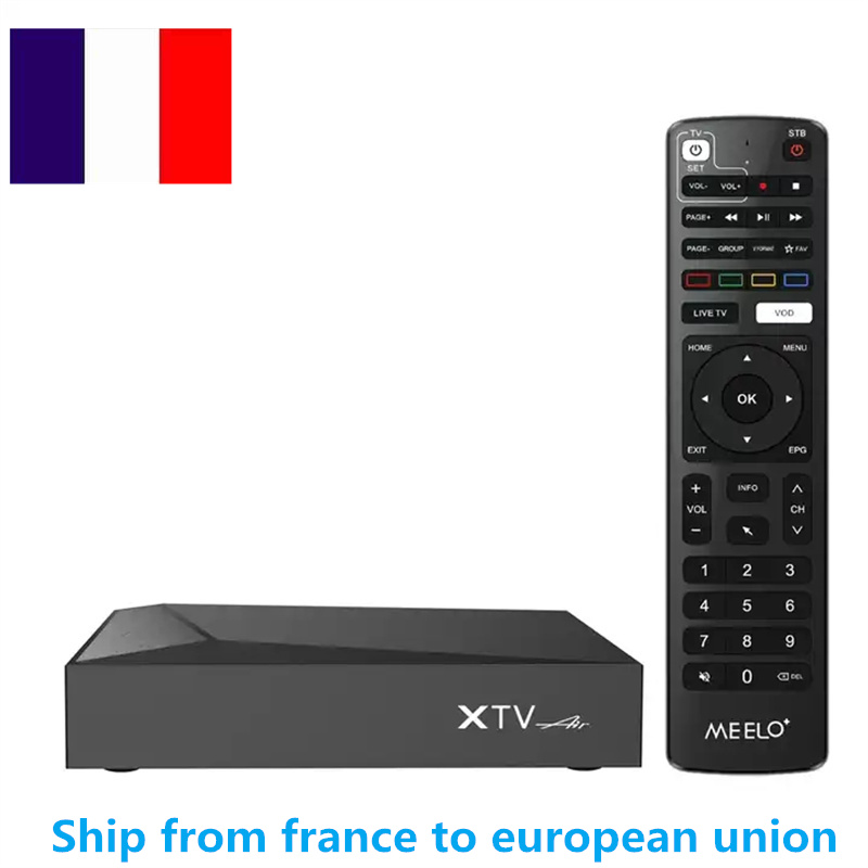 Ship From France Meelo Plus 4K Smart XTV AIR TV Box Amlogic S905w2 2GB16GB DUAL WIFI 4K Android 11.0 Support NASCLIENT