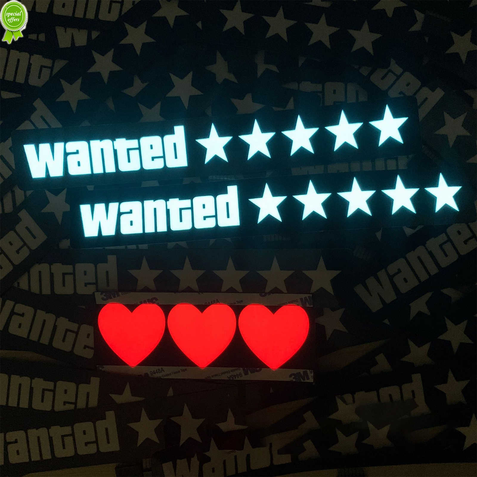New Wanted 5 Star Car Windshield Glow Panel Electric Marker Lamp Blue LED Decoration Light Sticker Flashing Lights
New Wanted 5 Star Car Windshield Glow Panel Electric Marker Lamp Blue LED Decoration Light Sticker Flashing Lights