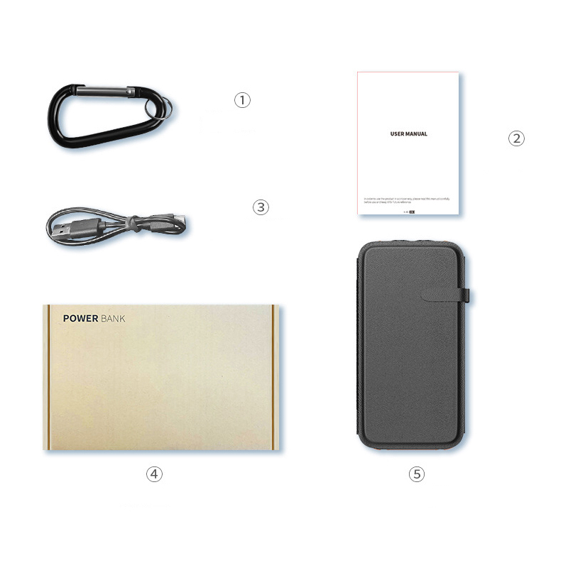 43800mAh 10W Solar Power Banks Fast Qi Wireless Charger PD20W Powerbank with Cable for iPhone 14 Samsung S22 Poverbank