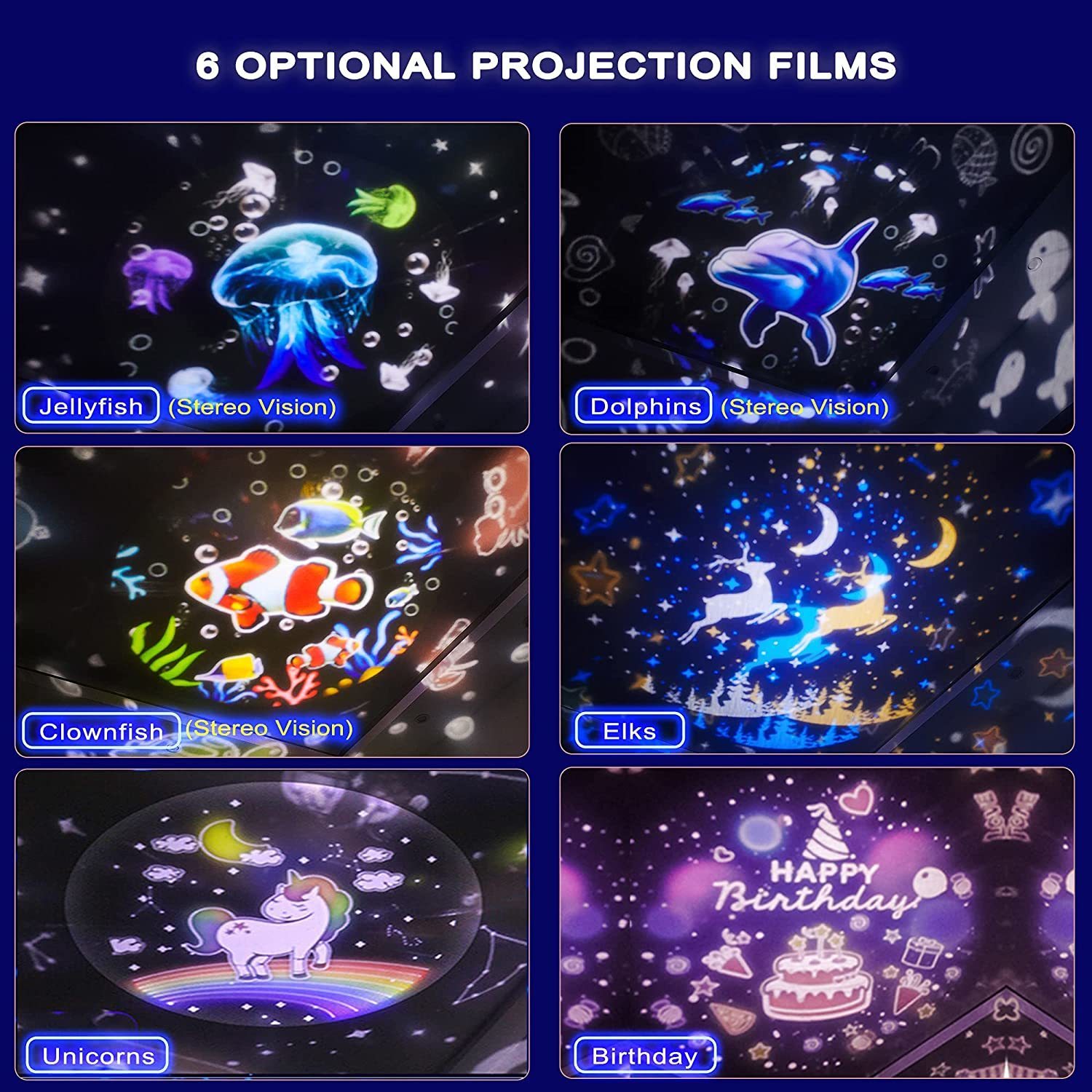 Lamps Shades Galaxy Starry Projector Night Light With Bluetooth Colorful Ocean Rotate 3D Music Night Lamp For Kids Baby Christmas Gift 230418