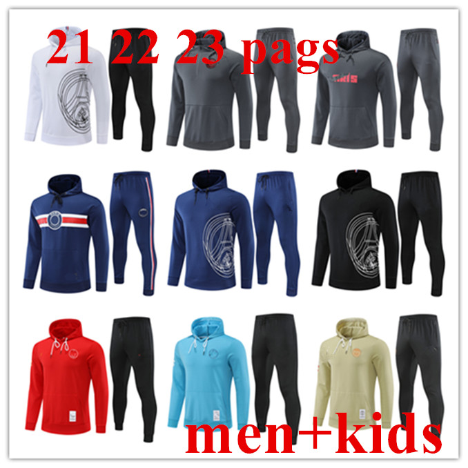21 22 23 Psgs Football tracksuit hoodie adult soccer kit Survetement 22/23 men and kids Hoodie chandal futbol training suit football jacket set
21 22 23 Psgs Football tracksuit hoodie adult soccer kit Survetement 22/23 men and kids Hoodie chandal futbol training suit football jacket set