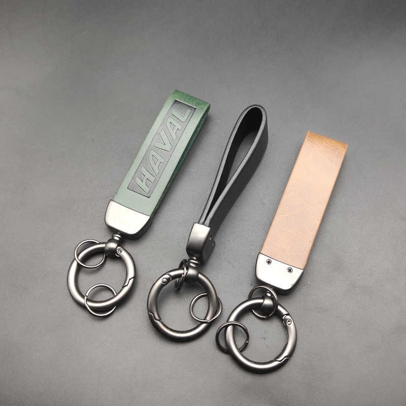 Leather Alloy Metal Car Emblem Keychain Key Chain Keyring For Land Rover Range Autobiography Freelander DISCOVERY Accessories