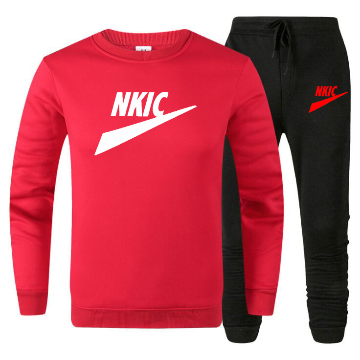 New Mens Tracksuits Brand LOGO Print Spring Men's Sportswear Sets O Neck Hoodies Sweatpants Male Streetwear 2 Piece Set, Navy blue
New Mens Tracksuits Brand LOGO Print Spring Men's Sportswear Sets O Neck Hoodies Sweatpants Male Streetwear 2 Piece Set, Navy blue