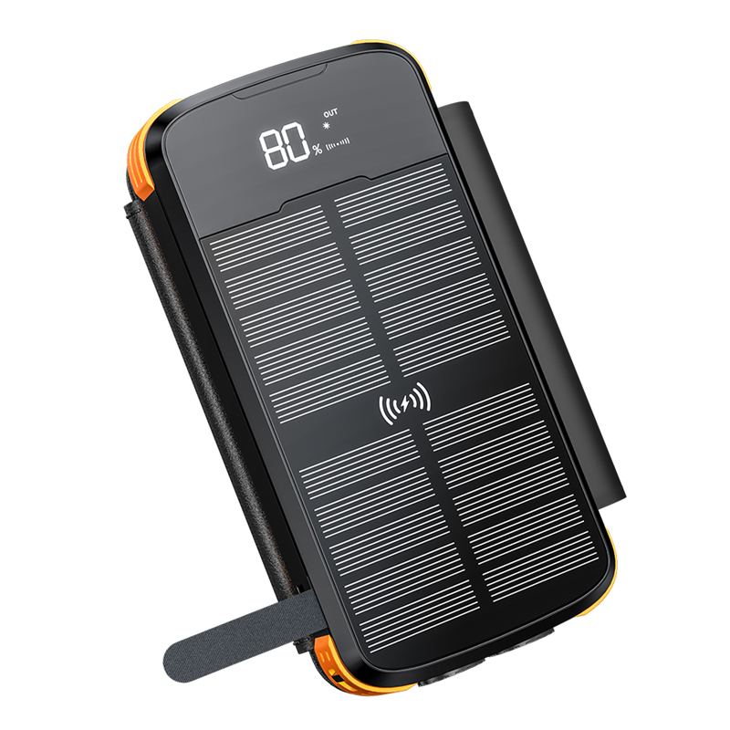 43800mAh 10W Solar Power Banks Fast Qi Wireless Charger PD20W Powerbank with Cable for iPhone 14 Samsung S22 Poverbank