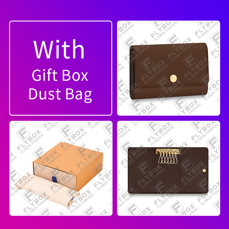 M64421 Case Purse Wallet M62630 Coin Key Holder M60701 6 Key Pouch Unisex Fashion Luxury Designer Credit Card Holder Business TOP Fast M82603 N62662 M8203 N22 835