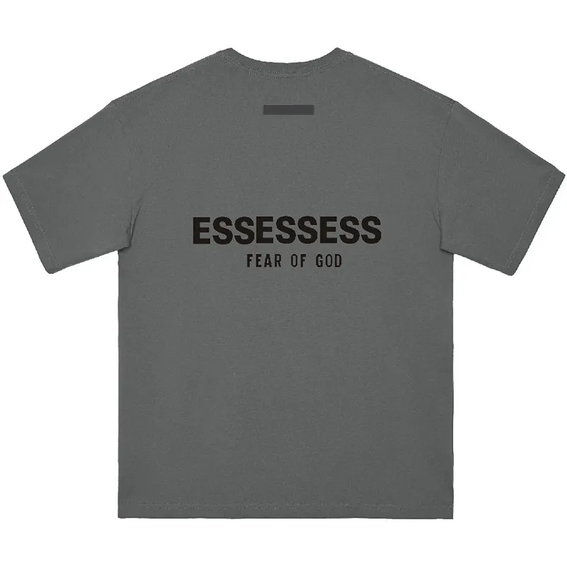 Designer Tide tshirt Chest Letter Laminated Print Short Sleeve High Street Loose Oversize Casual T-shirt 100% Cotton Tops for Men and Women tshirt