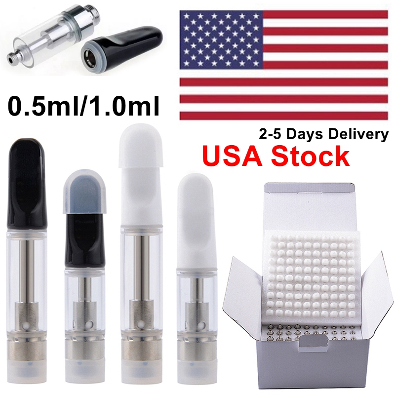USA Warehouse TH205 Empty Vape Pen Cartridges Atomizers 0.5ml 0.8ml 1ml Ceramic Glass Tank Thick Oil Cartridge Dab Pen Vaporizer Carts 510 Thread E Cigarettes
USA Warehouse TH205 Empty Vape Pen Cartridges Atomizers 0.5ml 0.8ml 1ml Ceramic Glass Tank Thick Oil Cartridge Dab Pen Vaporizer Carts 510 Thread E Cigarettes
