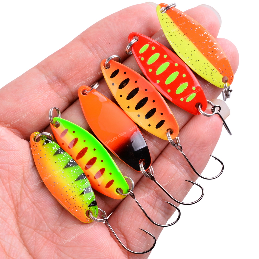 FishingFishing Lures 5PCS/Lot 4cm 5g Fishing Bait Fishing Metal Spoon Lure Bait For Trout Bass Spoons Small Hard Sequins Spinner Spoon
FishingFishing Lures 5PCS/Lot 4cm 5g Fishing Bait Fishing Metal Spoon Lure Bait For Trout Bass Spoons Small Hard Sequins Spinner Spoon
