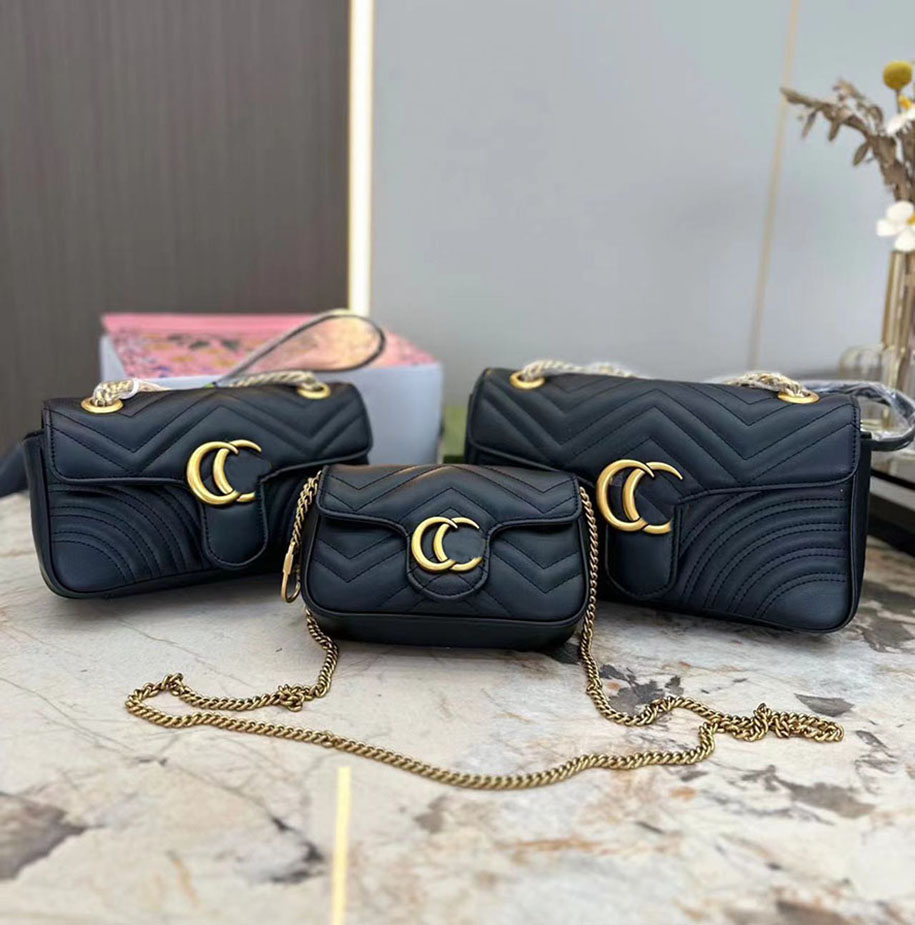 Classic designer bag Marmont shoulder bag WOMEN luxurys leather 3 Sizes Handbags Metallic chain Cosmetic bag Totes lady wallet purse, Yellow
Classic designer bag Marmont shoulder bag WOMEN luxurys leather 3 Sizes Handbags Metallic chain Cosmetic bag Totes lady wallet purse, Yellow