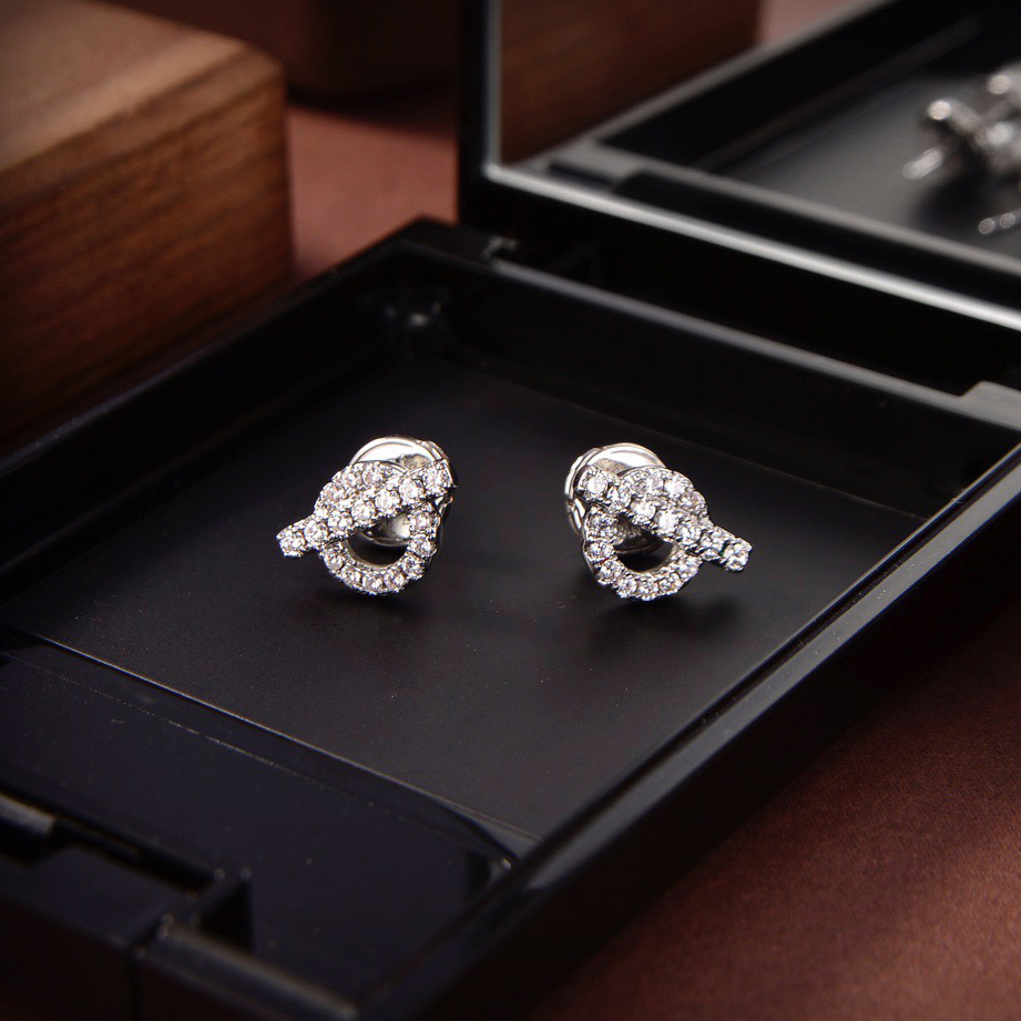 finesse earrings charm h for woman stud designer brass gold plated dia t0p advanced materials official reproductions classic