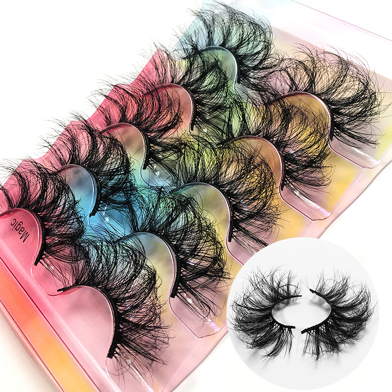 5Pairs/set Faux Mink Eyelashes Fluffy Messy 3D Lashes Natural False Eyelashes Extension Beauty Makeup Tools
5Pairs/set Faux Mink Eyelashes Fluffy Messy 3D Lashes Natural False Eyelashes Extension Beauty Makeup Tools