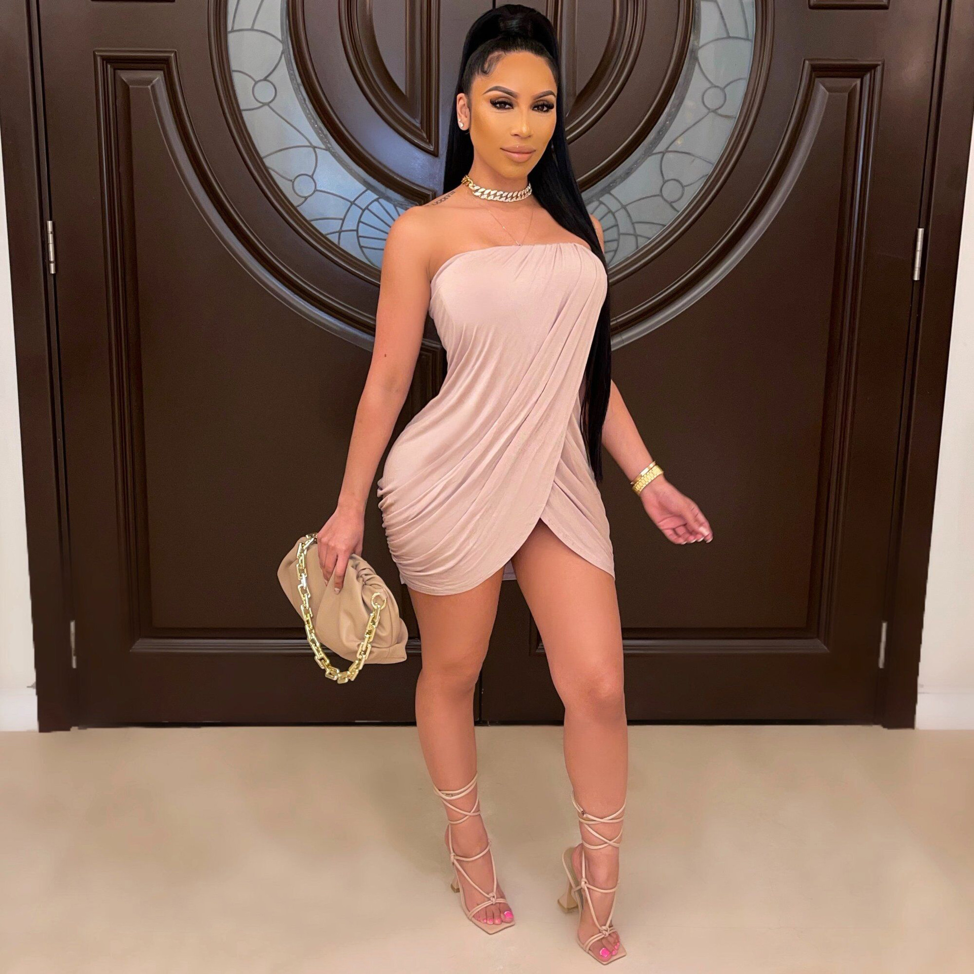 Womens Sexy Dress Fashion Solid Color Bodysuits Casual Short Dresses Wholesale Girls Summer Clothes, Black
Womens Sexy Dress Fashion Solid Color Bodysuits Casual Short Dresses Wholesale Girls Summer Clothes, Black