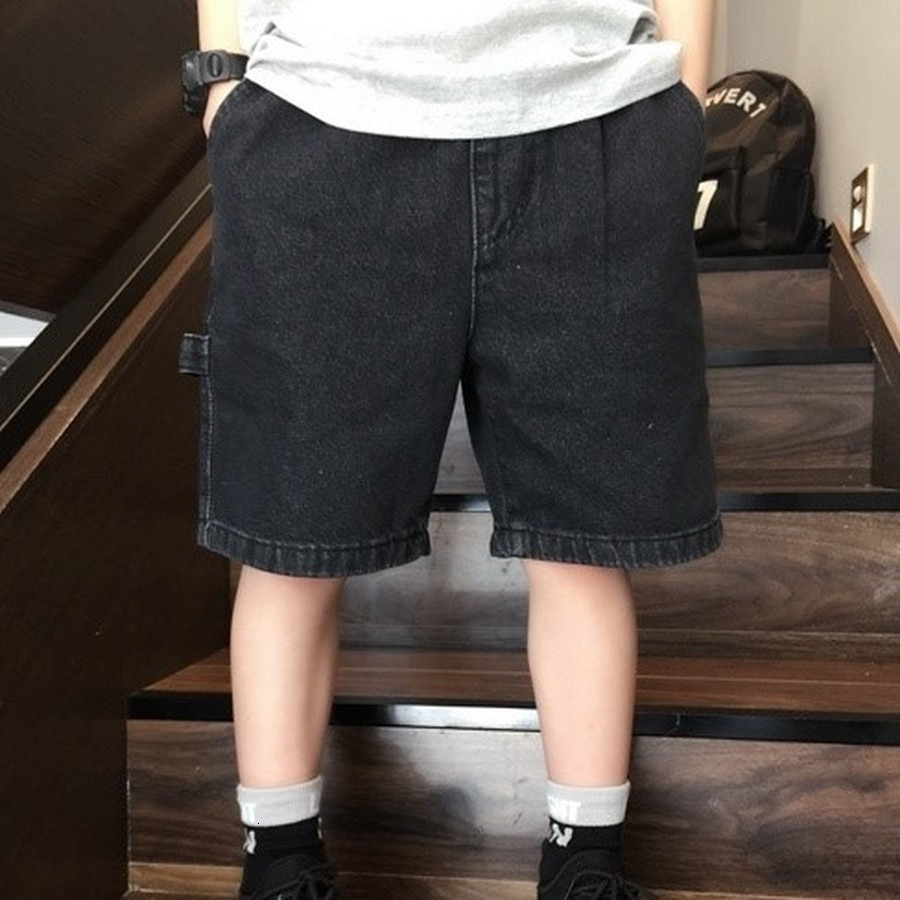 Shorts Jean Shorts for Boys Kid Shorts Casual Denim Short Children Cotton Loose Solid Bottom Sport Pant Student Trousers for Teenagers 230504