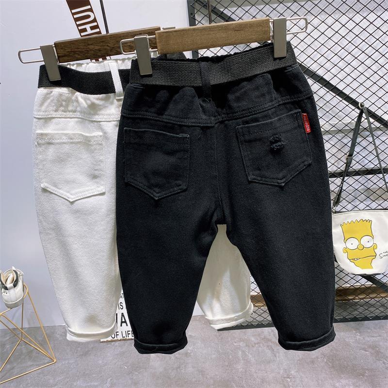 Jeans Kids Jean Style Baby Boy Pants Denim Jeans Boy Jeans Kids Jean White Kids Jean White Jeans for Boys 2-7 Years Old 230418