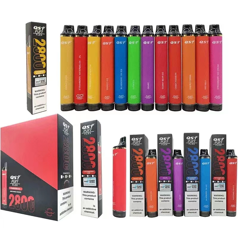 Puff Flex 2800 puffs disposable Vape pods device kits e cigarette 850mah battery pre-filled 8ml vaporizer 25 flavors Vape the newest packing vapers
Puff Flex 2800 puffs disposable Vape pods device kits e cigarette 850mah battery pre-filled 8ml vaporizer 25 flavors Vape the newest packing vapers