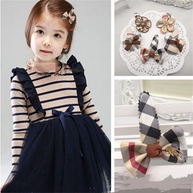 Ribbon plaid Bows girls hair clip luxury lattice flowers accessories for kids princess hairpins children's day party barrettes Z1605, Mixed color
Ribbon plaid Bows girls hair clip luxury lattice flowers accessories for kids princess hairpins children's day party barrettes Z1605, Mixed color