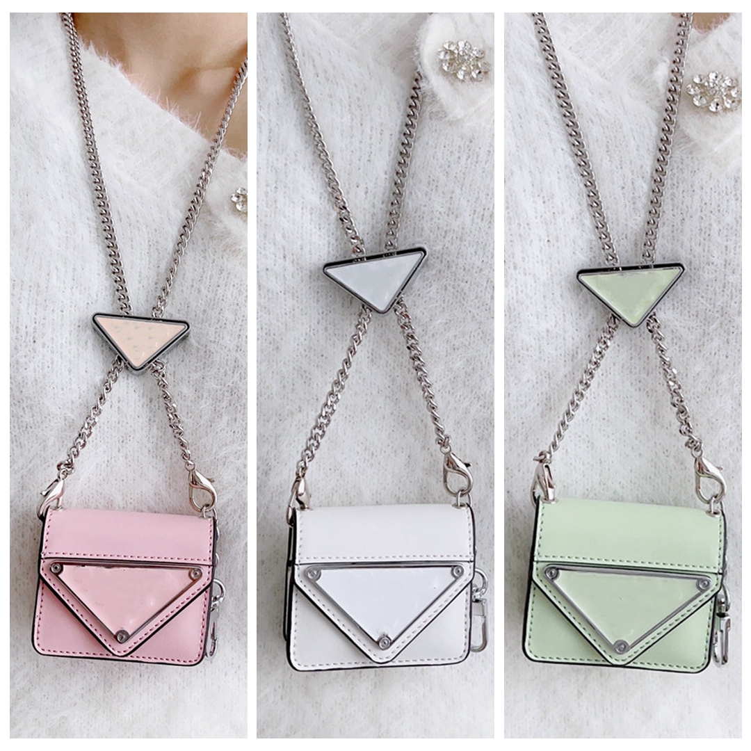 Designer AirPods Pro 2 Case Headset Accessories Airpod1 2 3 4 5 Generation Leather AirPods Cover AirPod2 AirPod3 4 AirPodPro Universal AirPods Purse Pocket for Women