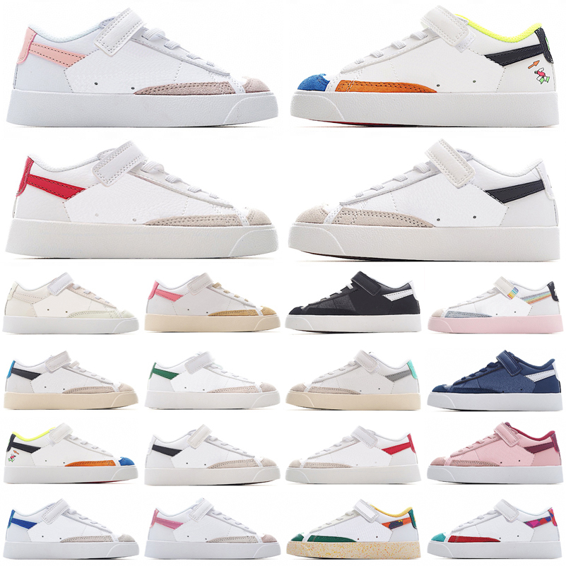 Sports Kids Blazers low Shoes Mid 77 Vintage designer casual shoes Have A Good Game Boys Girls Children sneakers Sesame Mystic Navy Hyper Pink Iridescent Sneaker, As photo 30
Sports Kids Blazers low Shoes Mid 77 Vintage designer casual shoes Have A Good Game Boys Girls Children sneakers Sesame Mystic Navy Hyper Pink Iridescent Sneaker, As photo 30