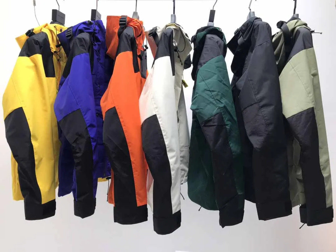 Men's Down Parkas 2023 Version 1 Embroidery Women Men Windbreaker Jacket Hiphop Loose Fit Casual Coat Waterproof 231117